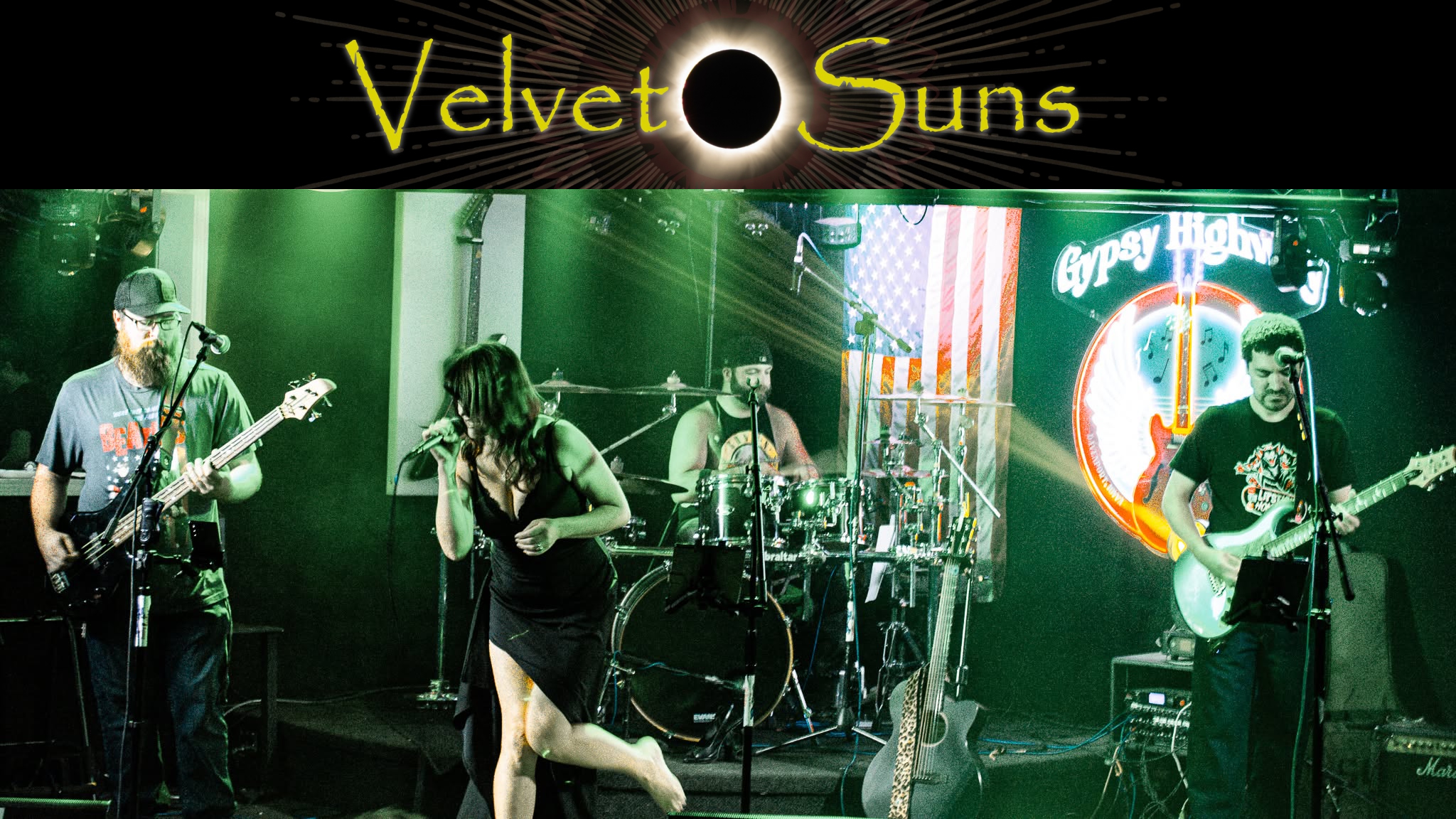 Velvet Suns Full Band 2026 with Logo